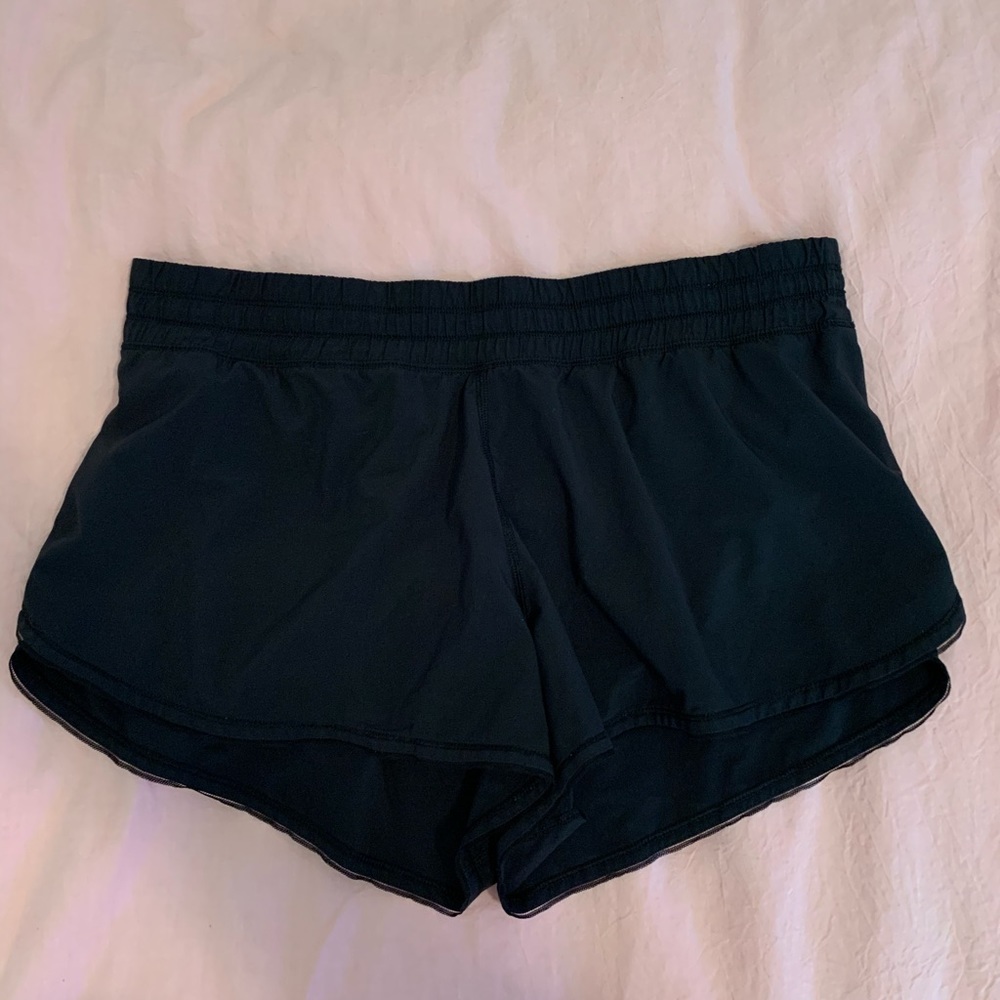 Black lululemon shorts, size 8